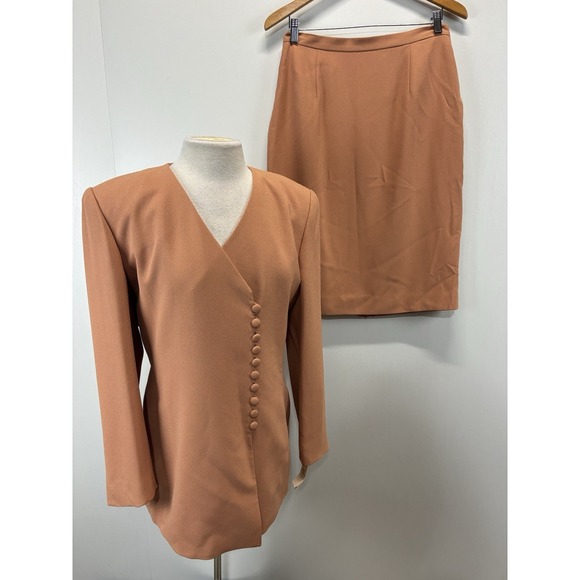 Jones New York Pants - NEW! Jones New York 2 Pc Skirt Suit Women's 12 Jacket Pencil Skirt 90s Career